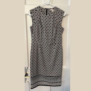 Dress Barn Patterned Sheath Dress
